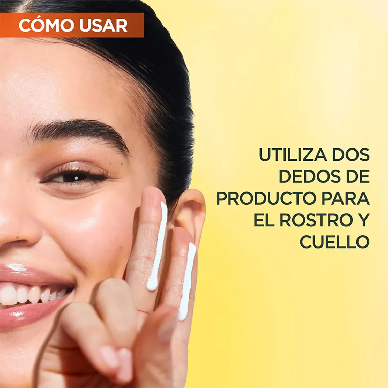 Bloqueador Garnier Fluido Glow Universal Super Uv color blanco / amarillo | Platanitos