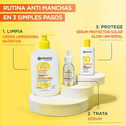 GARNIER Bloqueador Fluido Glow Universal Super Uv