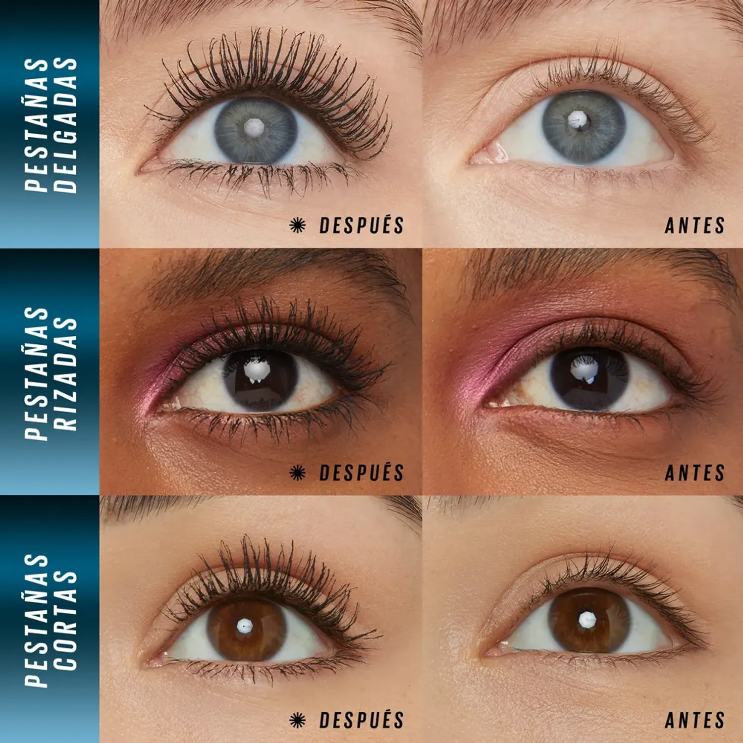 Mascara Maybelline De Pestañas Lash Sensational Electro Black Wp color electro black | Platanitos