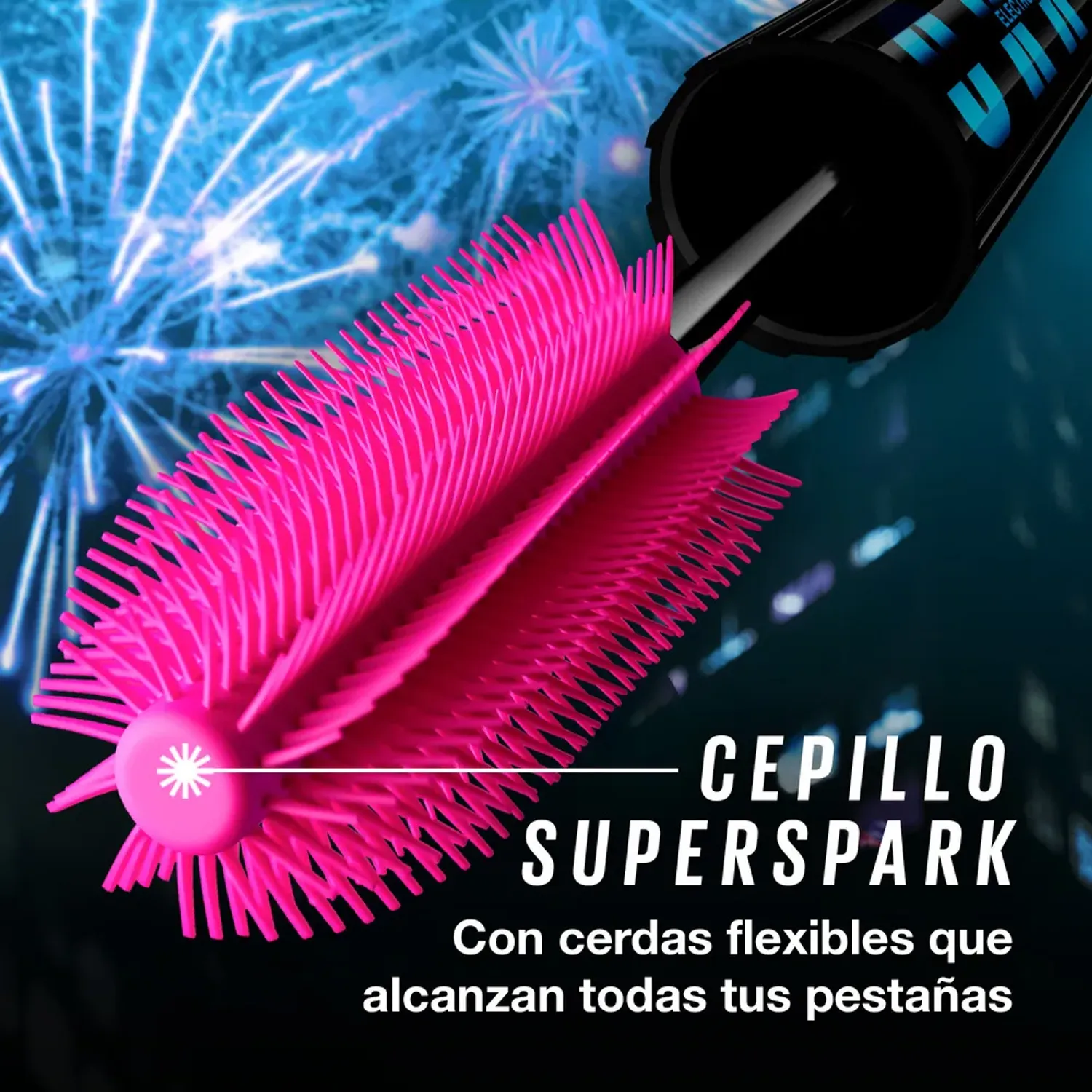 Mascara Maybelline De Pestañas Lash Sensational Electro Black Wp color electro black | Platanitos