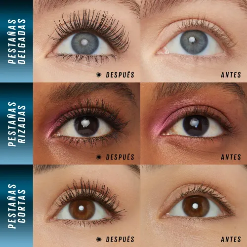 MAYBELLINE Mascara De Pestañas Lash Sensational Electro Black Wp