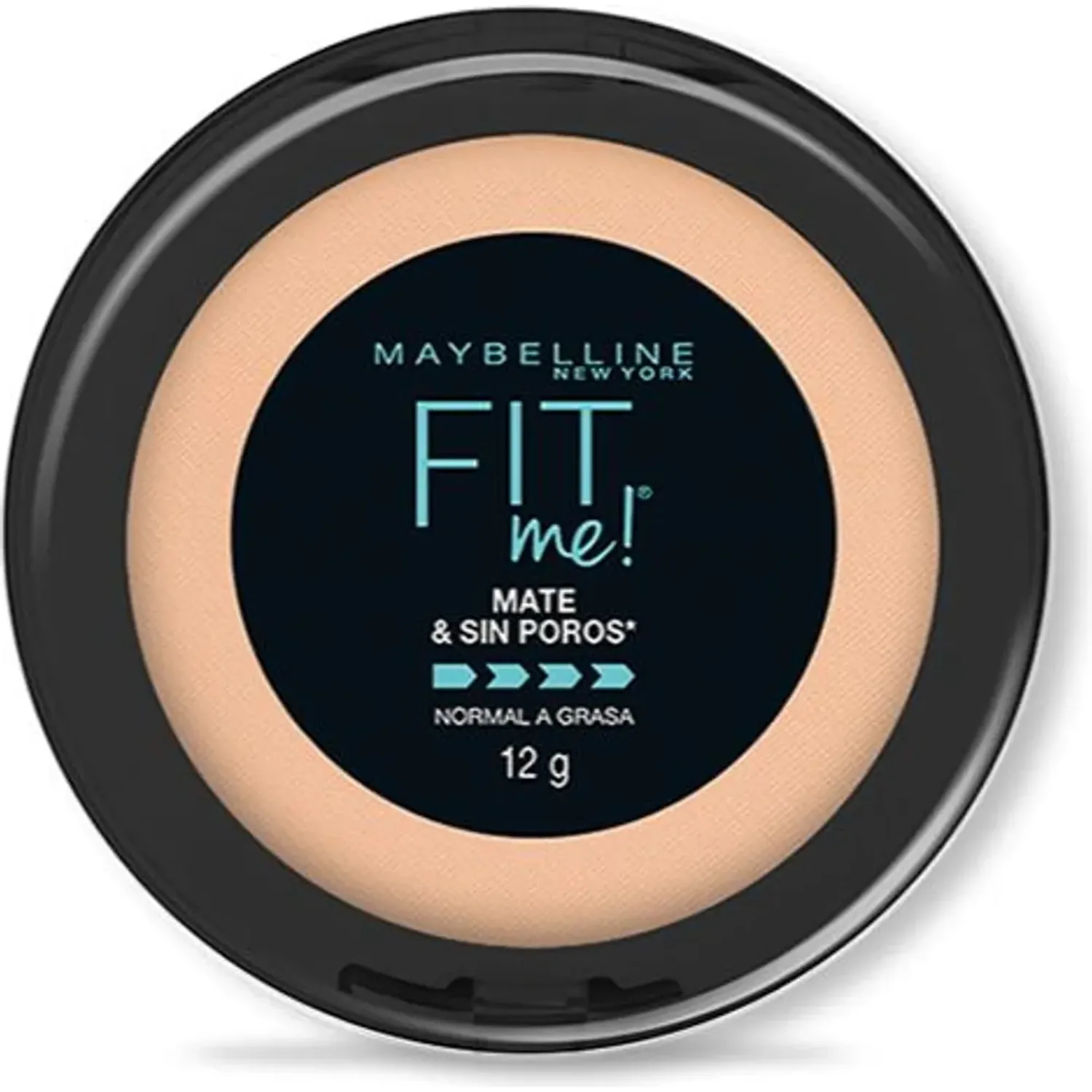 Polvo Maybelline Compacto Fit Me Mate & Sin Poros color 220 natural beige | Platanitos