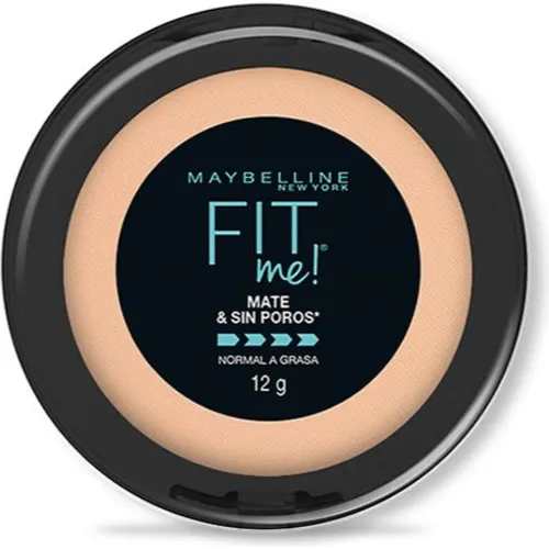 Polvo Maybelline Compacto Fit Me Mate & Sin Poros | Platanitos