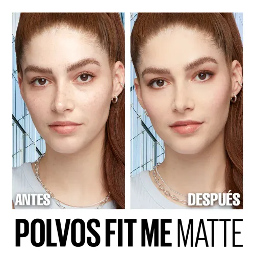 MAYBELLINE Polvo Compacto Fit Me Mate & Sin Poros
