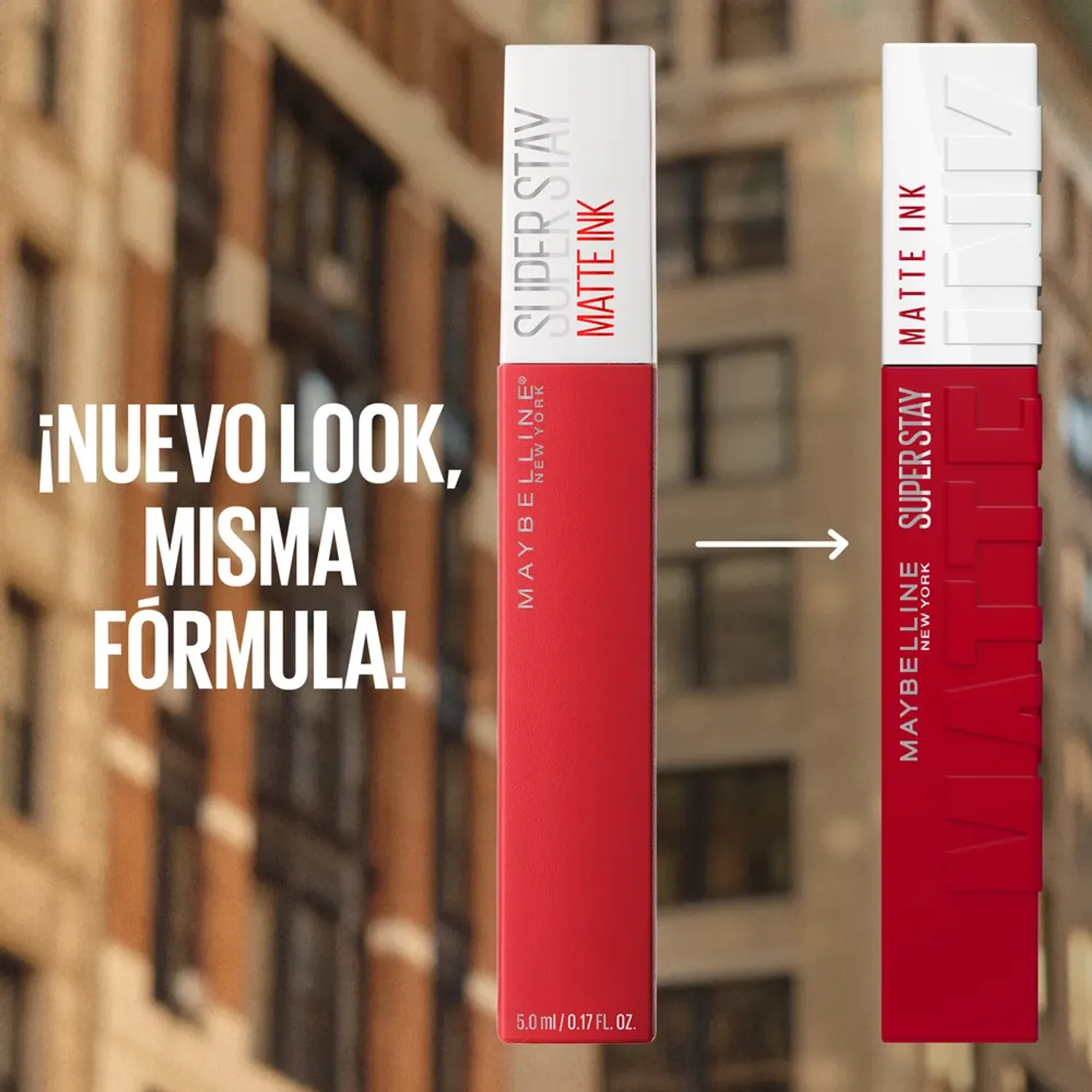 MAYBELLINE Labial Maybelline Liquido Superstay Matte Ink color 505 entertainer | Platanitos