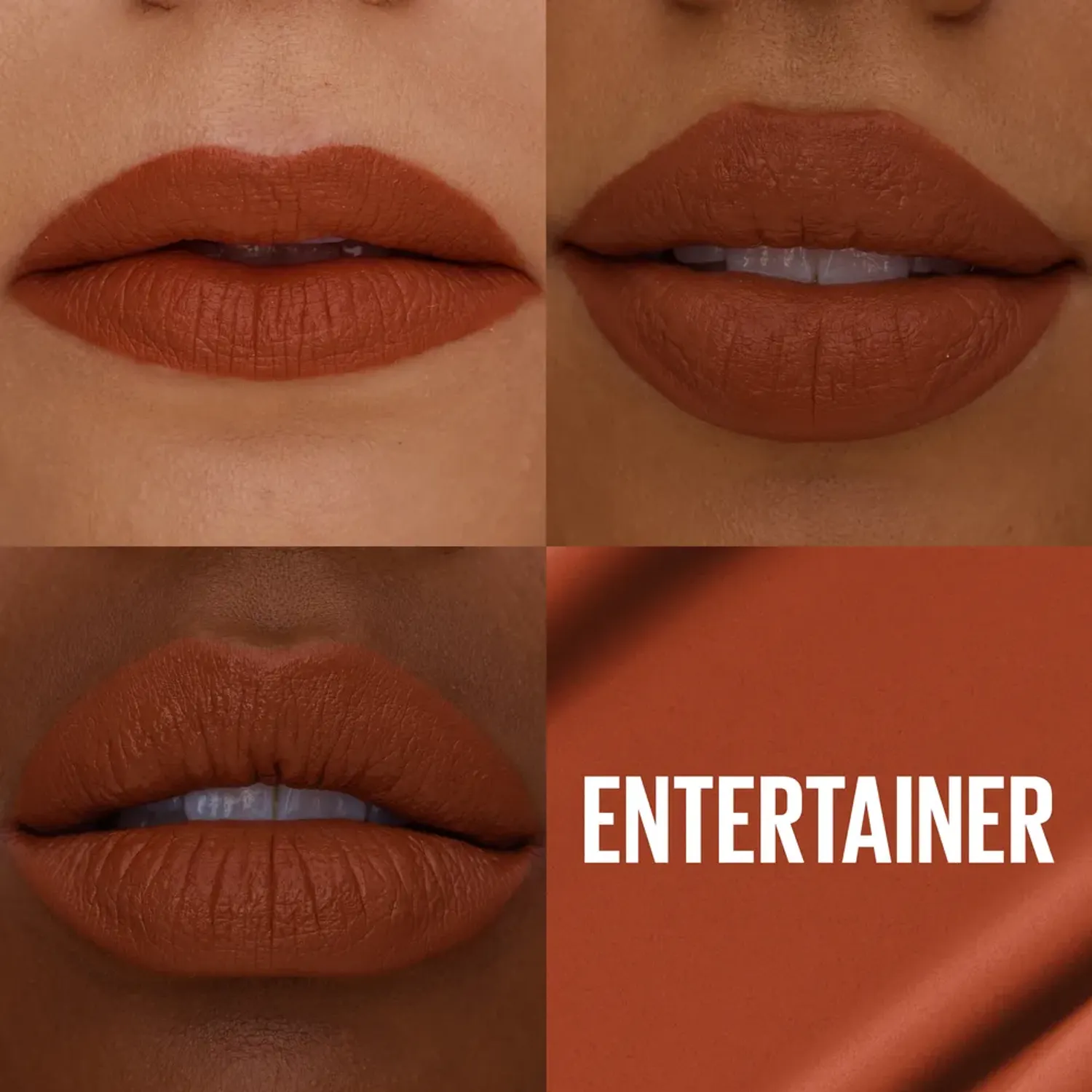 MAYBELLINE Labial Maybelline Liquido Superstay Matte Ink color 505 entertainer | Platanitos