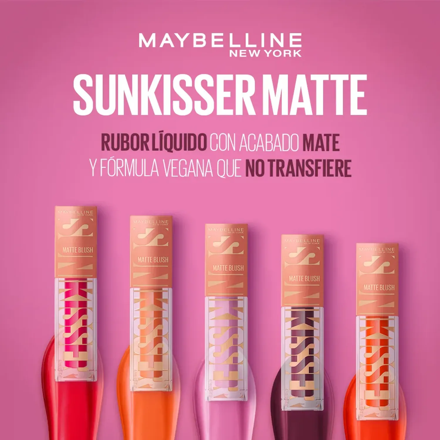 Rubor Maybelline Liquido Sunkisser Matte Maybelline color 32 lilac clouds | Platanitos