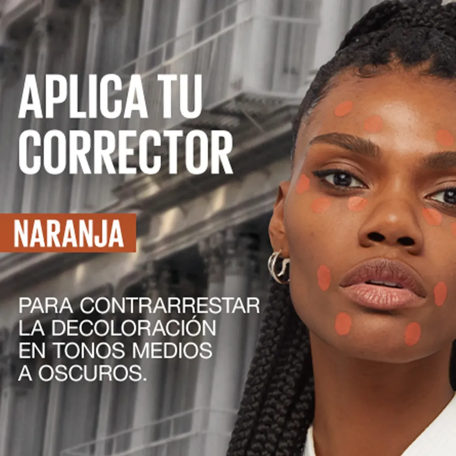 Correctores Maybelline Corrector Instant Age Rewind Dark Cicles color naranja | Platanitos