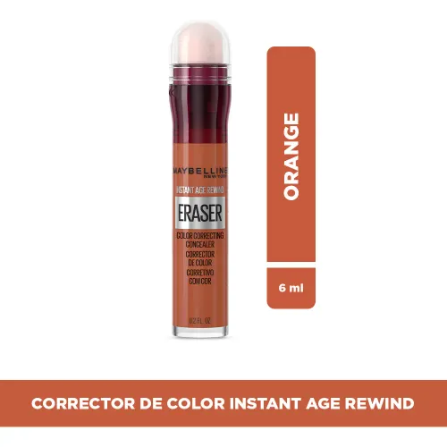 Correctores Maybelline Corrector Instant Age Rewind Dark Cicles color naranja | Platanitos
