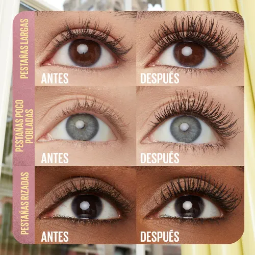 MAYBELLINE Máscaras A Prueba De Agua Máscara De Pestañas Maybelline Colossal Bubble Wtp