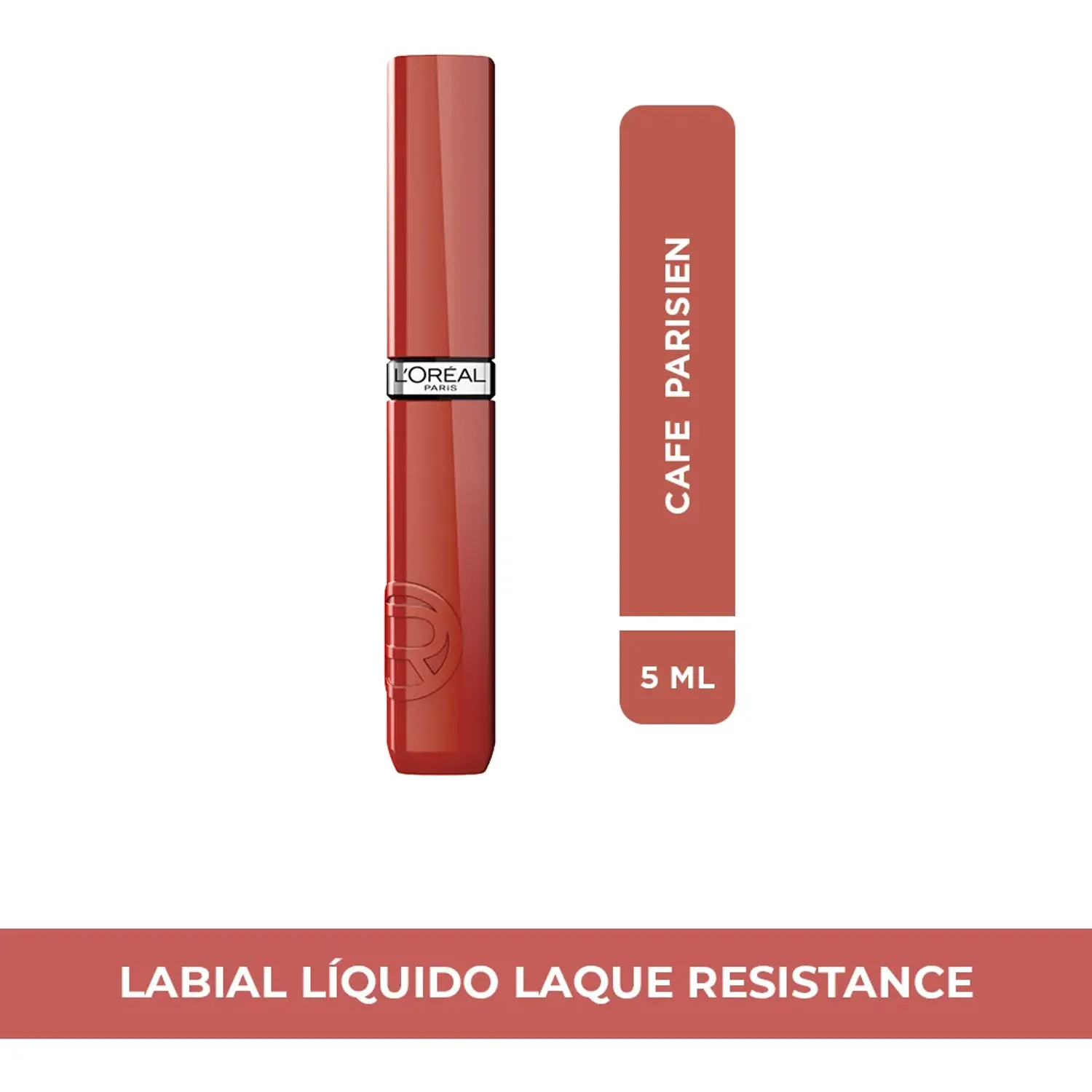 Labial L'oréal Paris Liquido Infallible Laque Resistance color 510 café parisien | Platanitos
