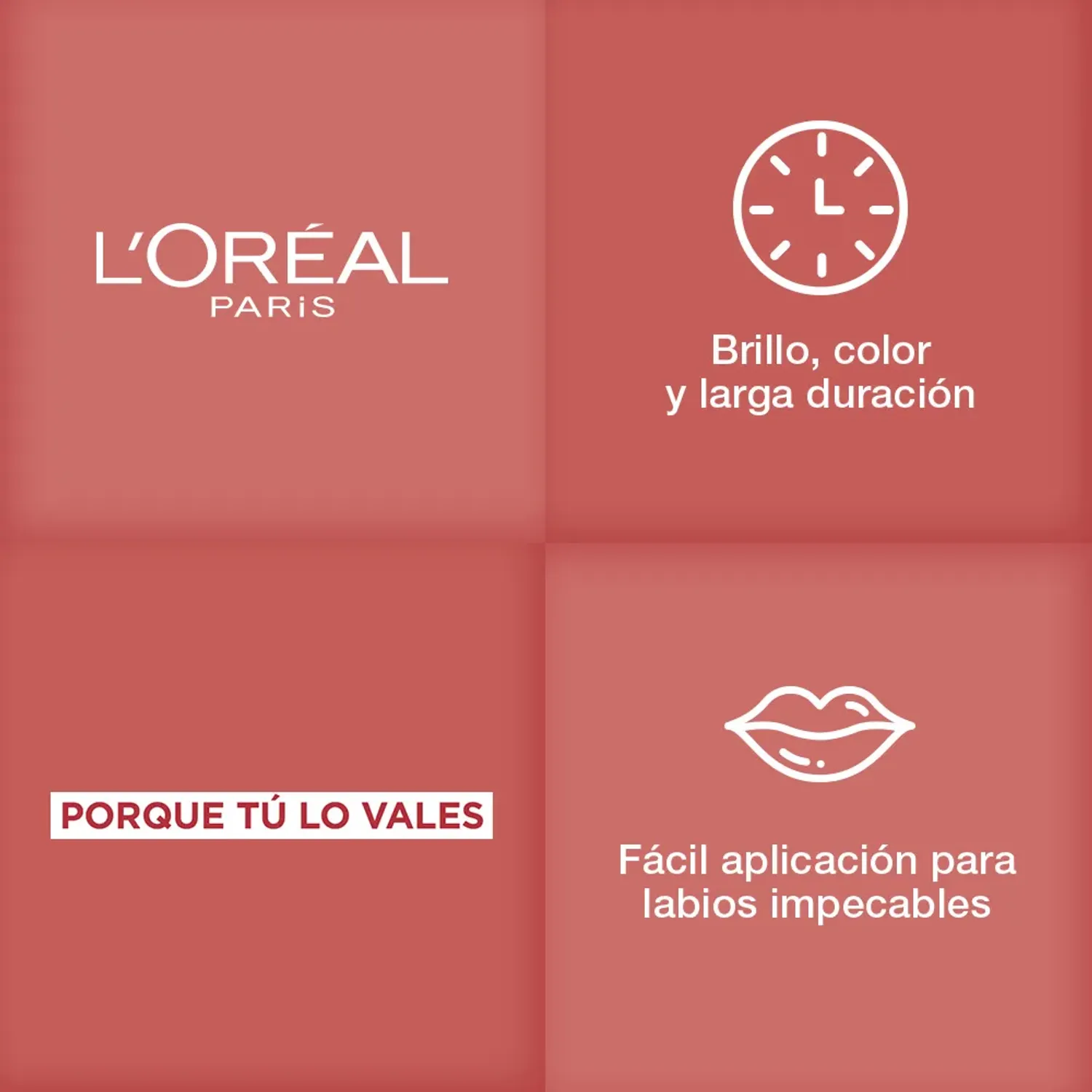 Labial L'oréal Paris Liquido Infallible Laque Resistance color 635 worth it medium | Platanitos