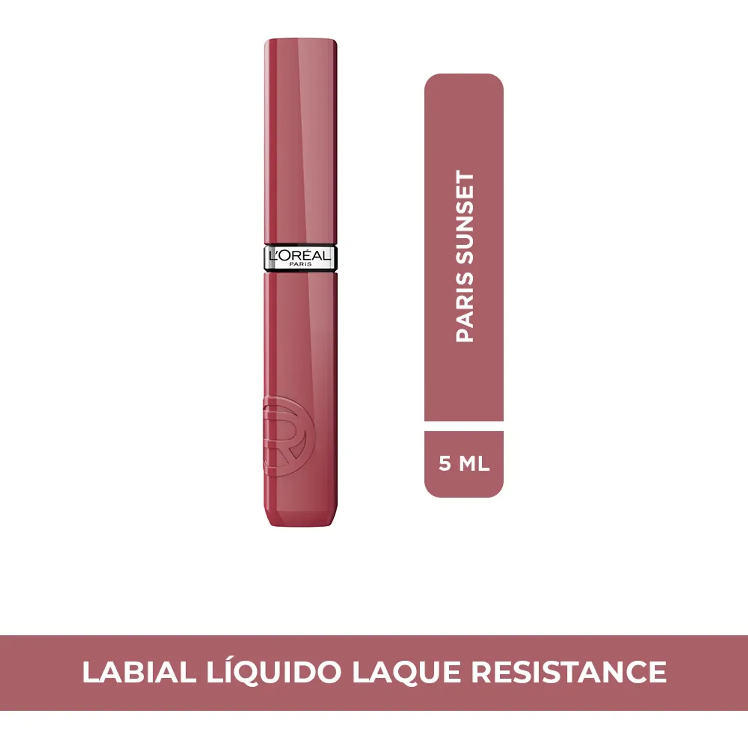 Labial L'oréal Paris Liquido Infallible Laque Resistance color 220 paris sunset | Platanitos