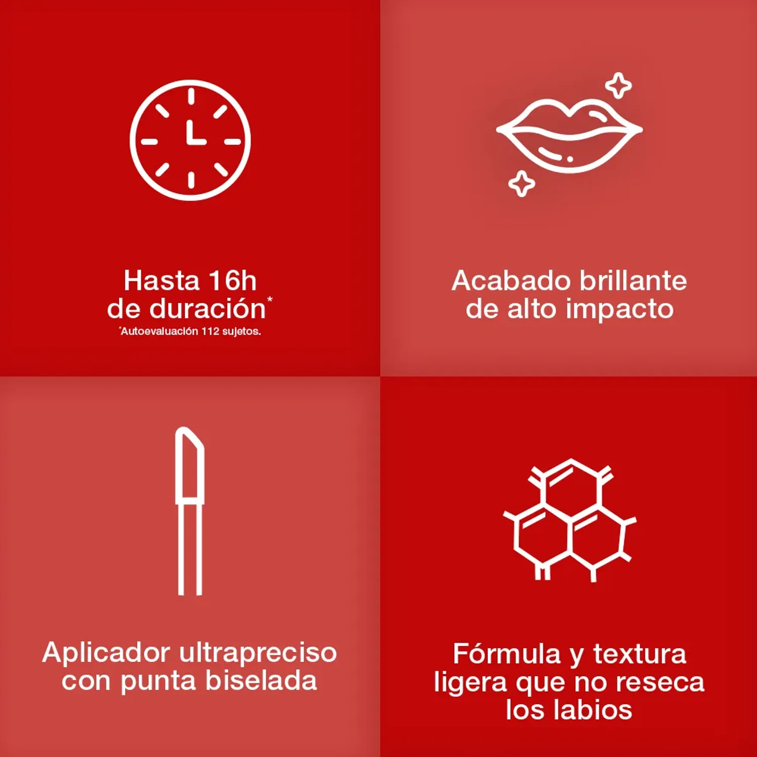 Labial L'oréal Paris Liquido Infallible Laque Resistance color 415 red bisou | Platanitos