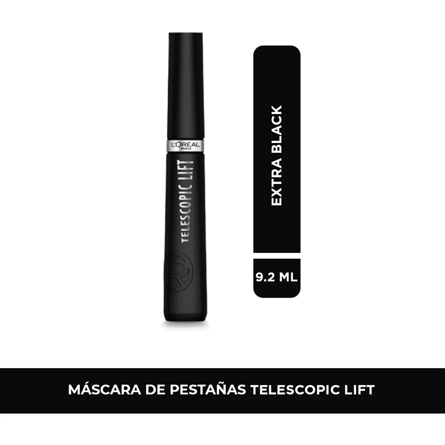 Mascara L'oréal Paris De Pestañas Telescopic Lavable color negro | Platanitos