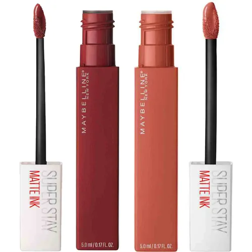 Pack Maybelline Labial Duo Labiales Superstay Matte Ink | Platanitos