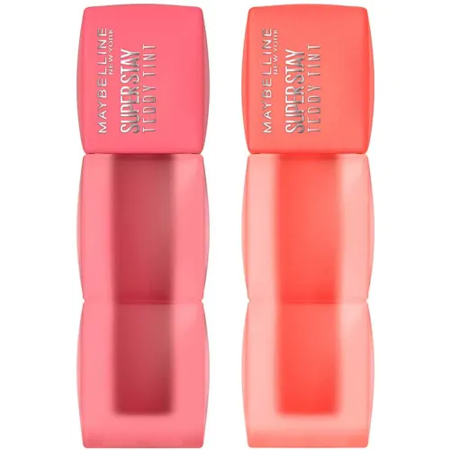 Pack Maybelline Labial Duo Pack Tinta De Labios Maybelline Super Stay Teddy Tint | Platanitos