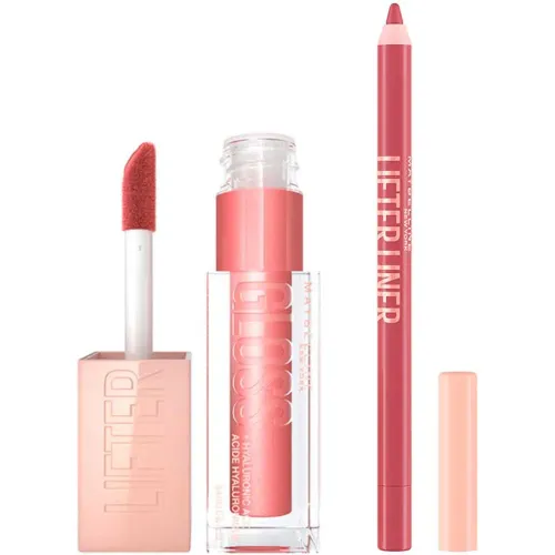 Pack Maybelline Labial Duo Lip Combo Maybelline Lifter Gloss + Lifter Lip Liner | Platanitos