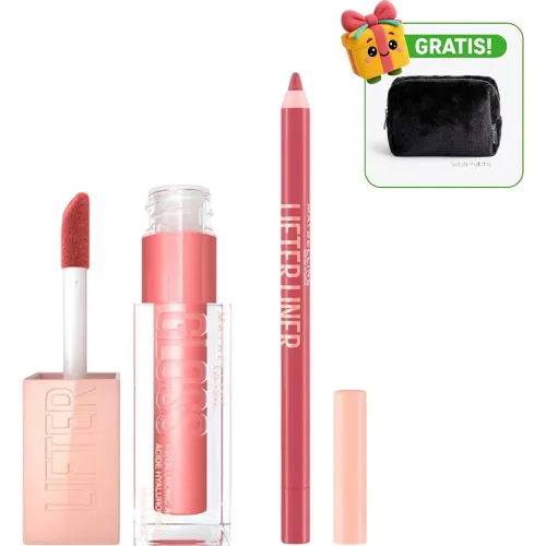 Pack Maybelline Labial Duo Lip Combo Maybelline Lifter Gloss + Lifter Lip Liner | Platanitos