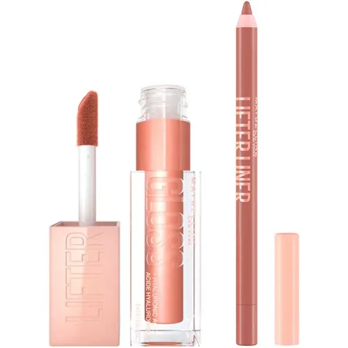 Pack Maybelline Labial Duo Lip Combo Maybelline Lifter Gloss + Lifter Lip Liner | Platanitos