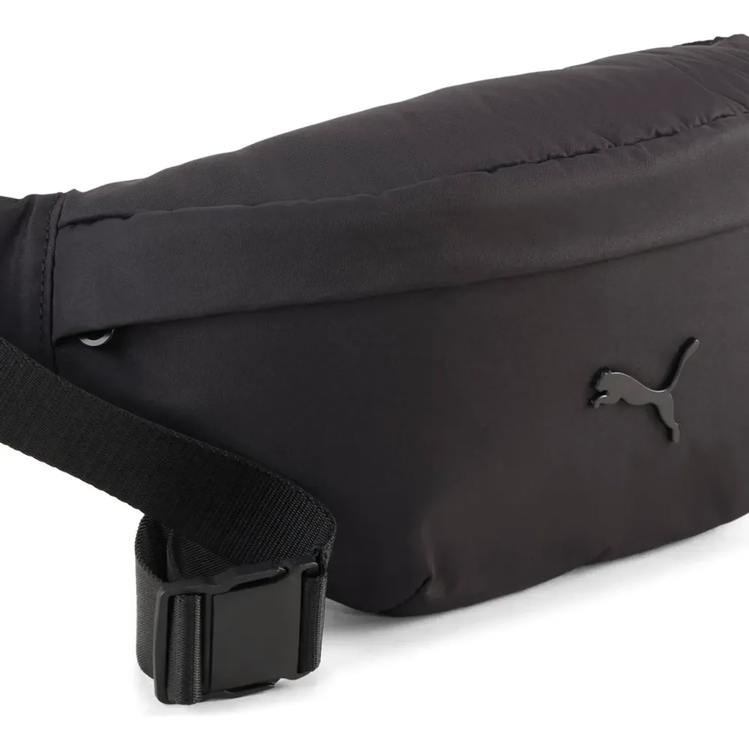 Canguro Puma Deportivo Unisex Essentials Waist Bag color negro | Platanitos
