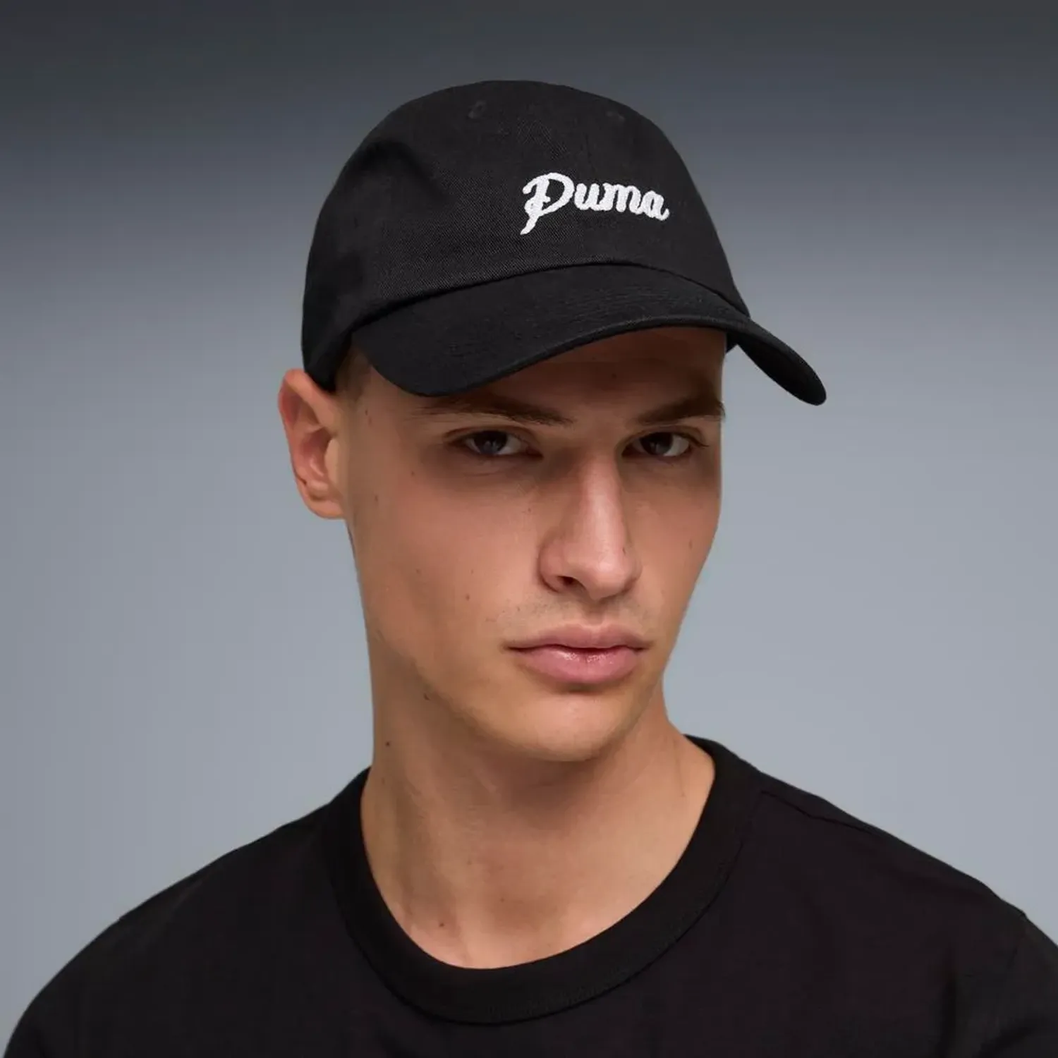 Puma Gorra Puma Deportivo Unisex Essentials Script Dad color negro | Platanitos