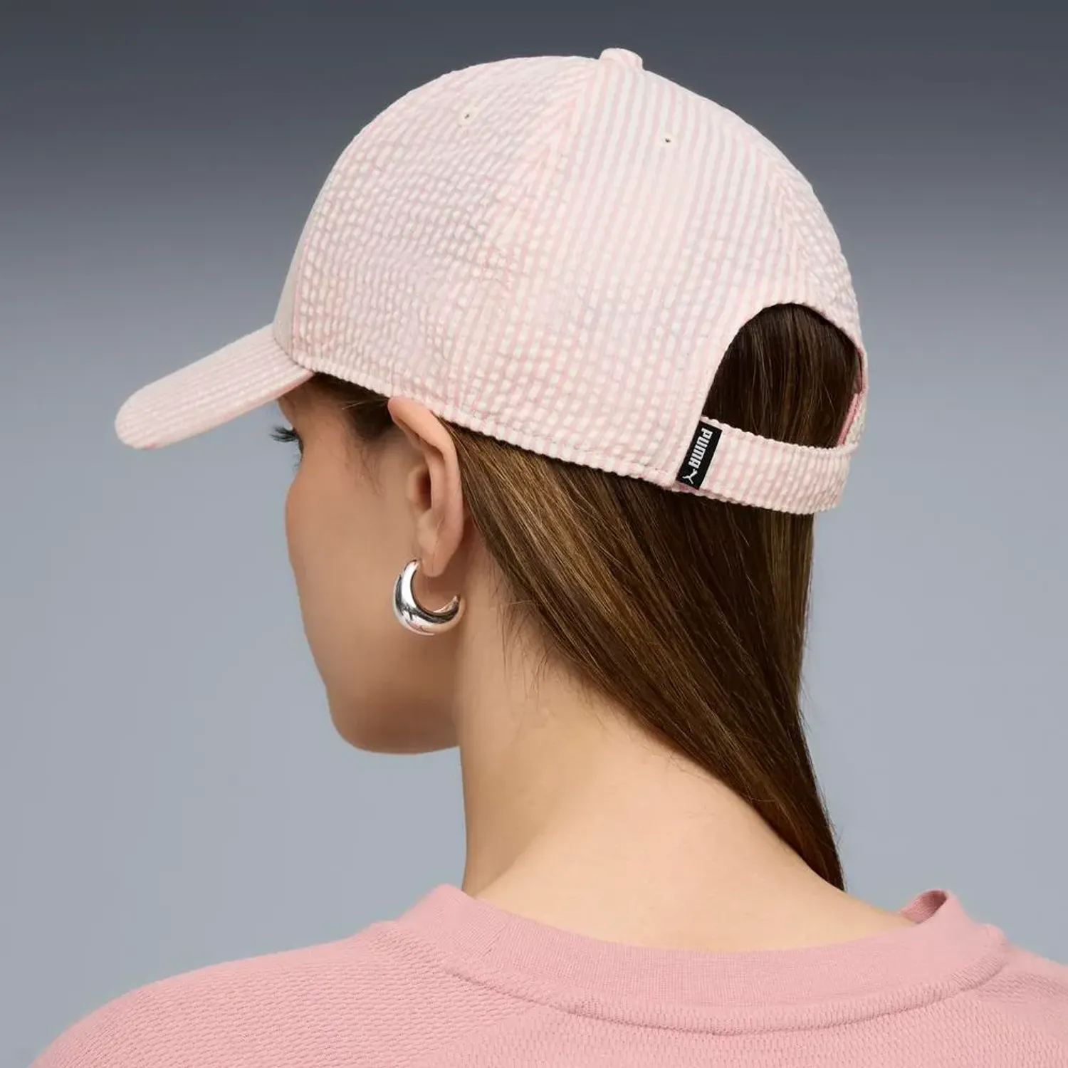 Gorra Puma Deportivo Unisex Essentials No.1 color rosado | Platanitos