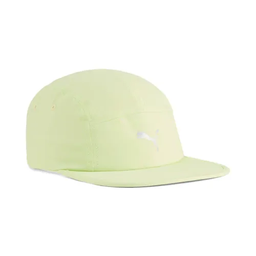 Gorra Puma Deportivo Unisex Ess Running 5 Panel Cap color verde | Platanitos