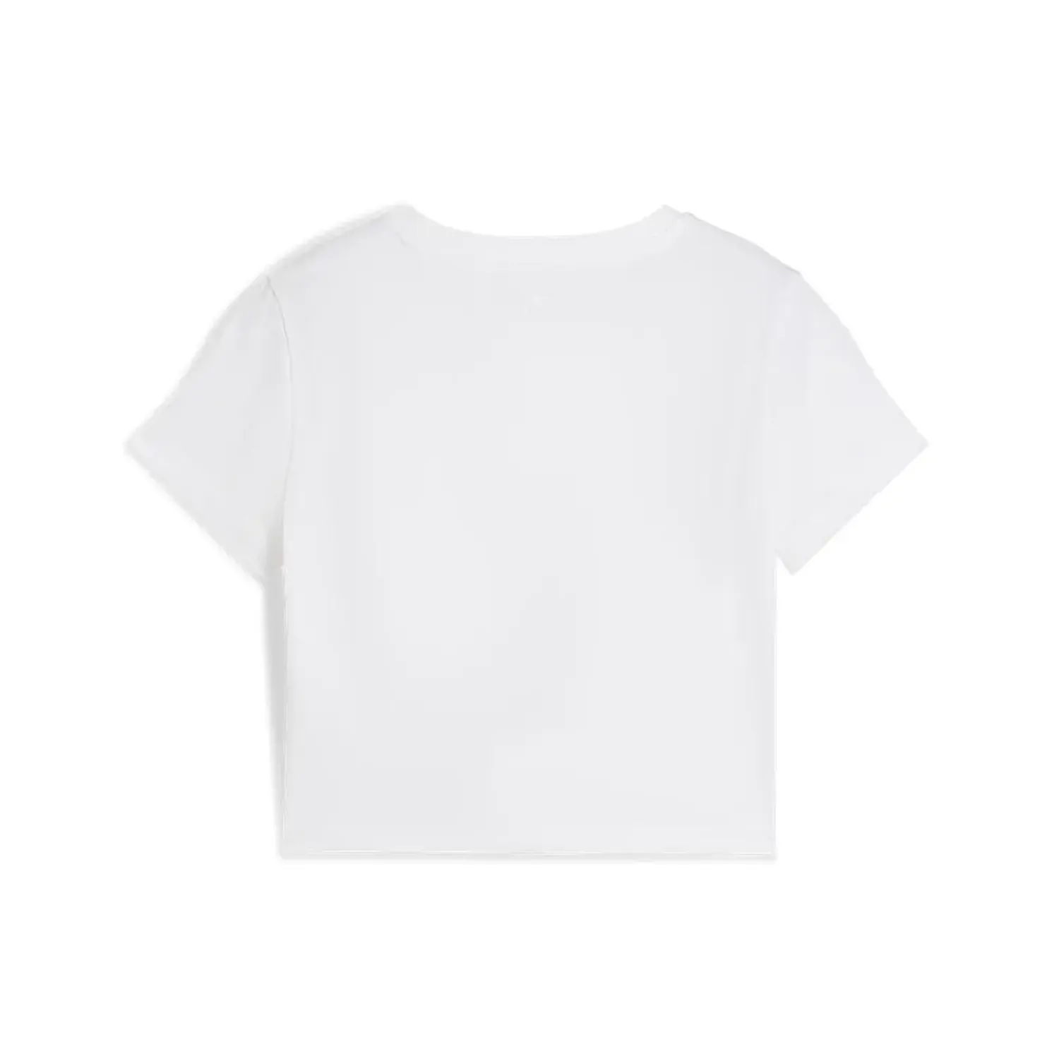 Polo Puma Crop Top Mujer Wardrobe Essentials color blanco | Platanitos