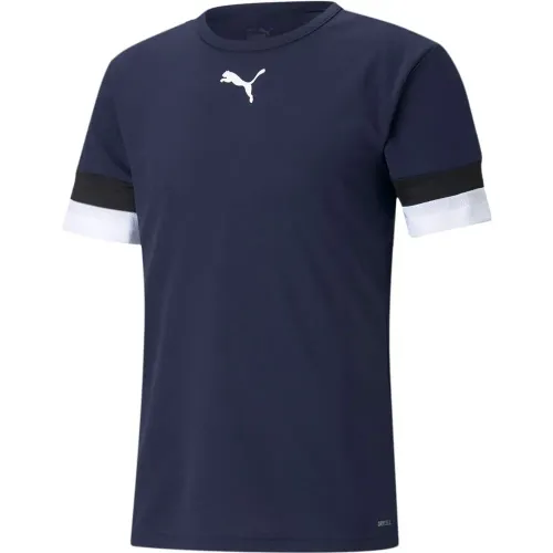 Polo Puma Deportiva Hombre Teamrise Jersey color azul | Platanitos
