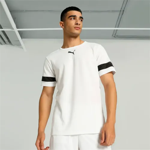Polo Puma Deportiva Hombre Teamrise Jersey color blanco | Platanitos