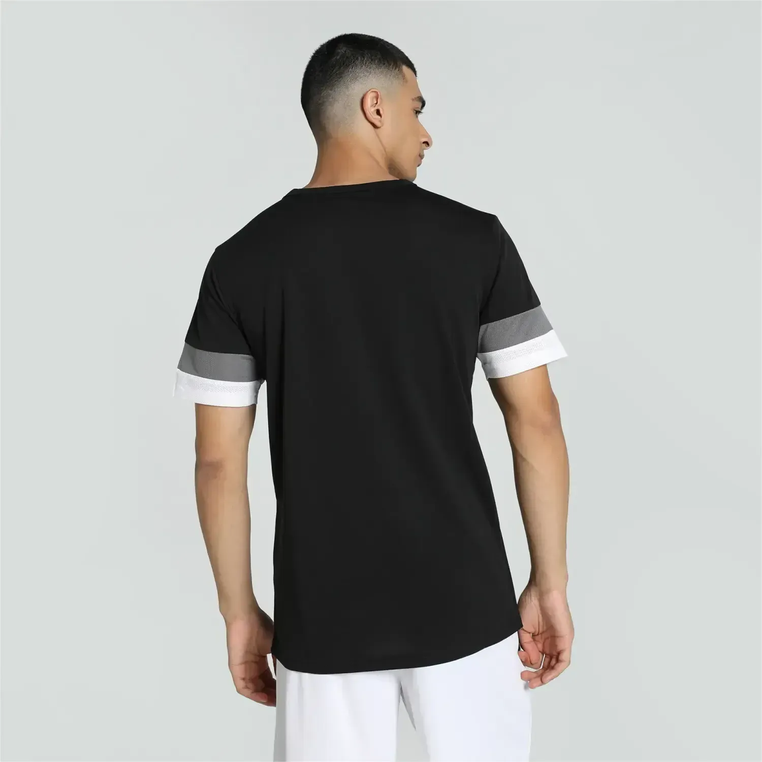 Polo Puma Deportiva Hombre Teamrise Jersey color negro | Platanitos