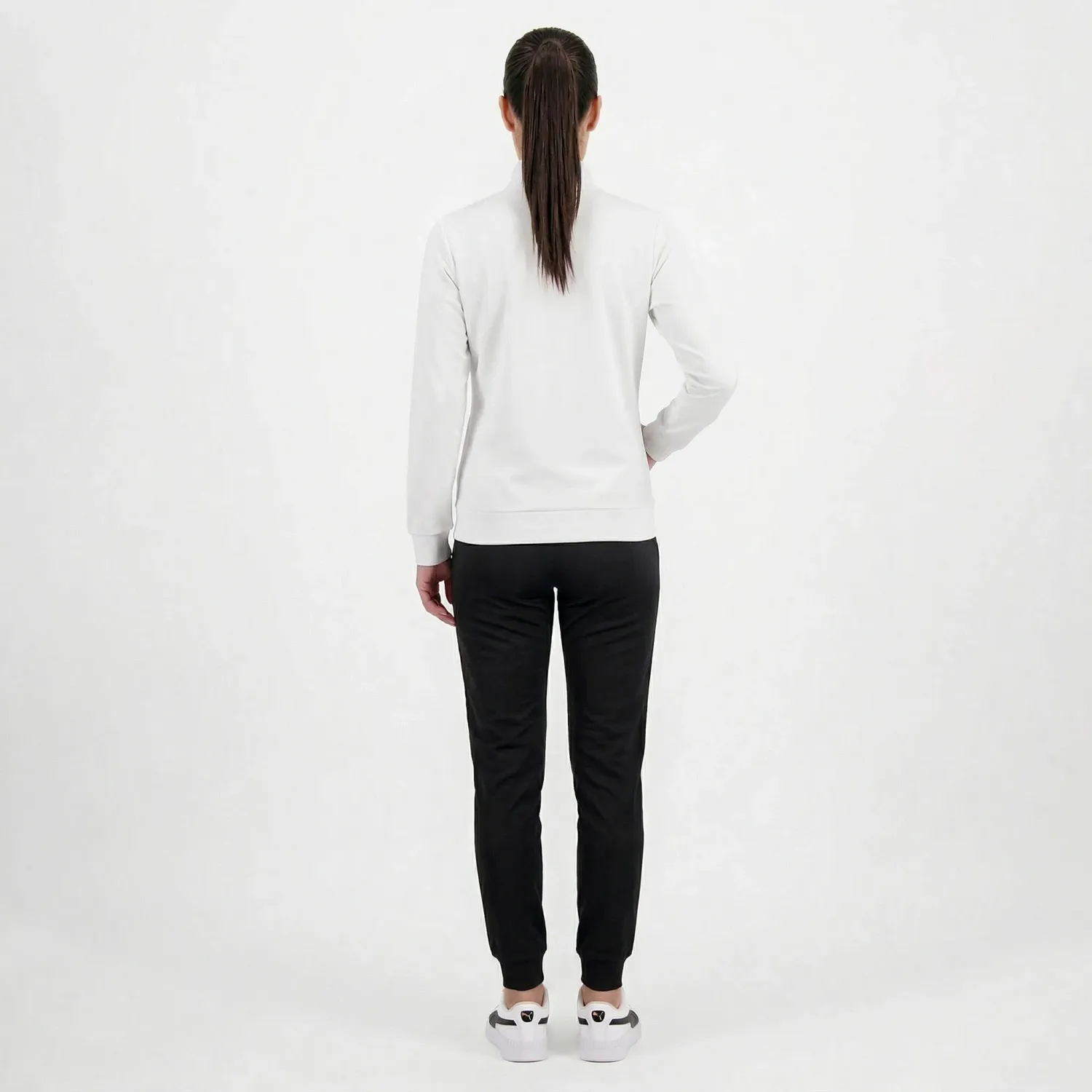 Conjunto Puma Deportivo Mujer Poly Baseball Suit Cl color blanco | Platanitos