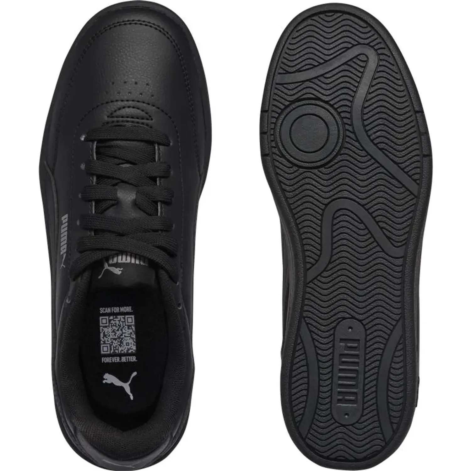 Puma Zapatillas Puma Urbanas Hombre Court Classic Clean color negro | Platanitos