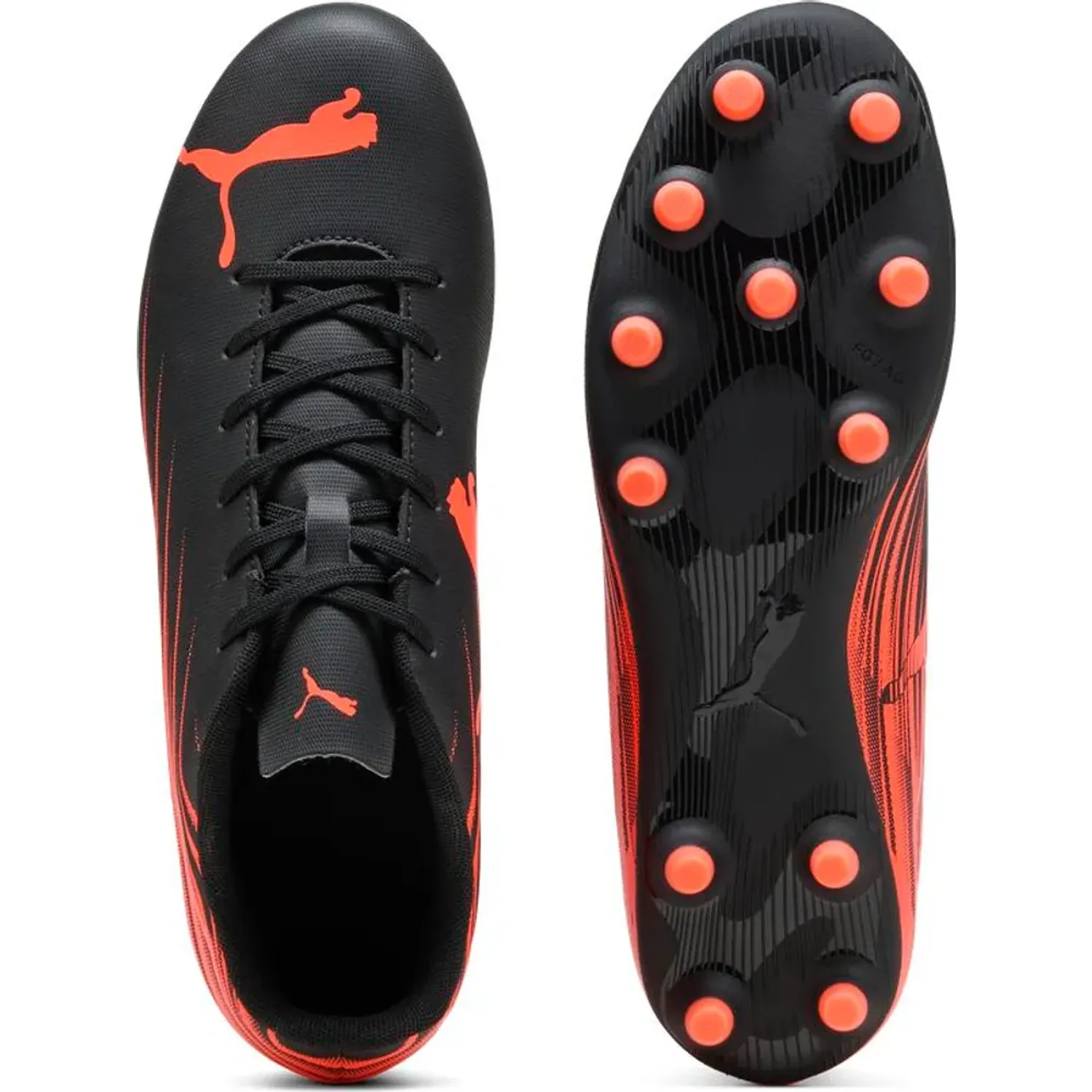 Zapatillas Puma De Futbol Hombre Attacanto Ii Fg/Ag color negro | Platanitos