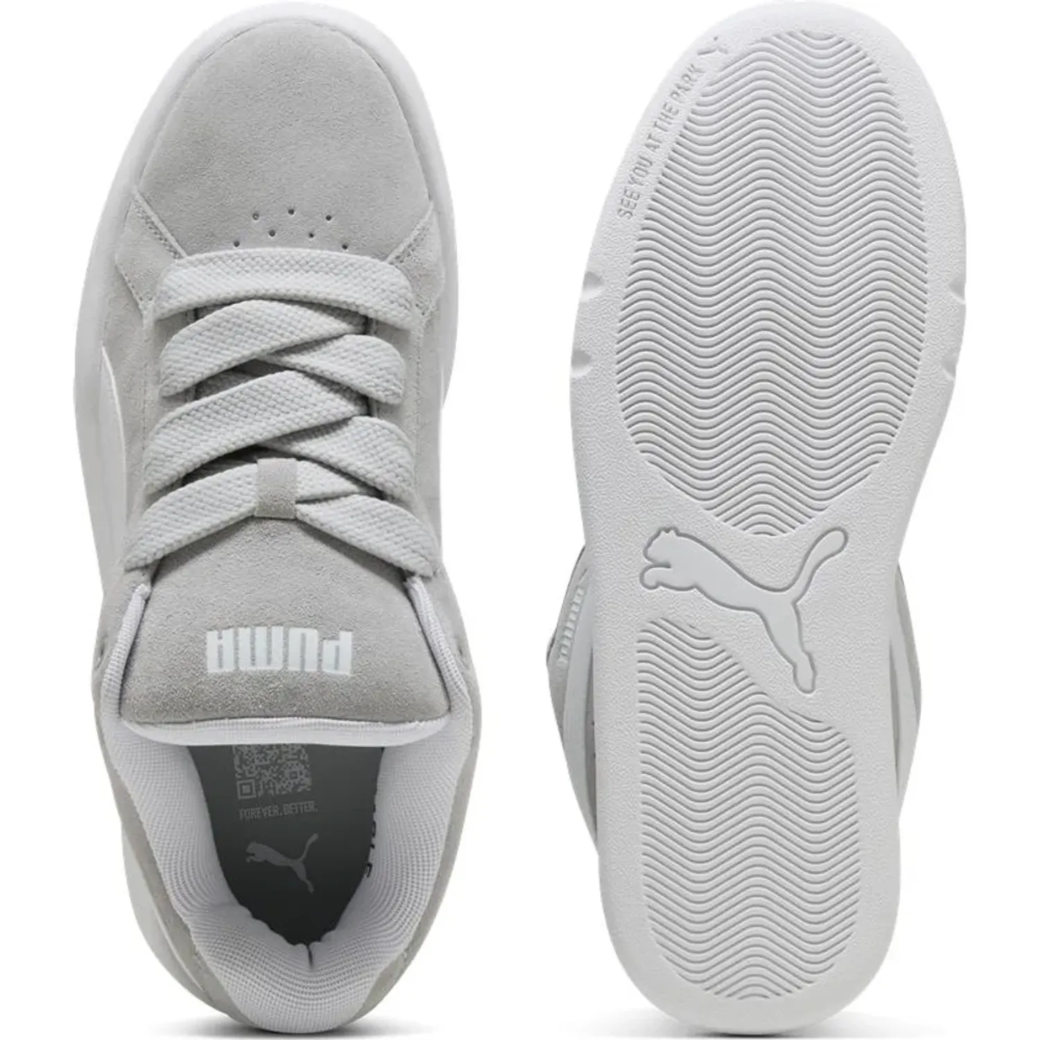 Zapatillas Puma Urbanas Mujer Park Lifestyle Easy Sd color gris | Platanitos