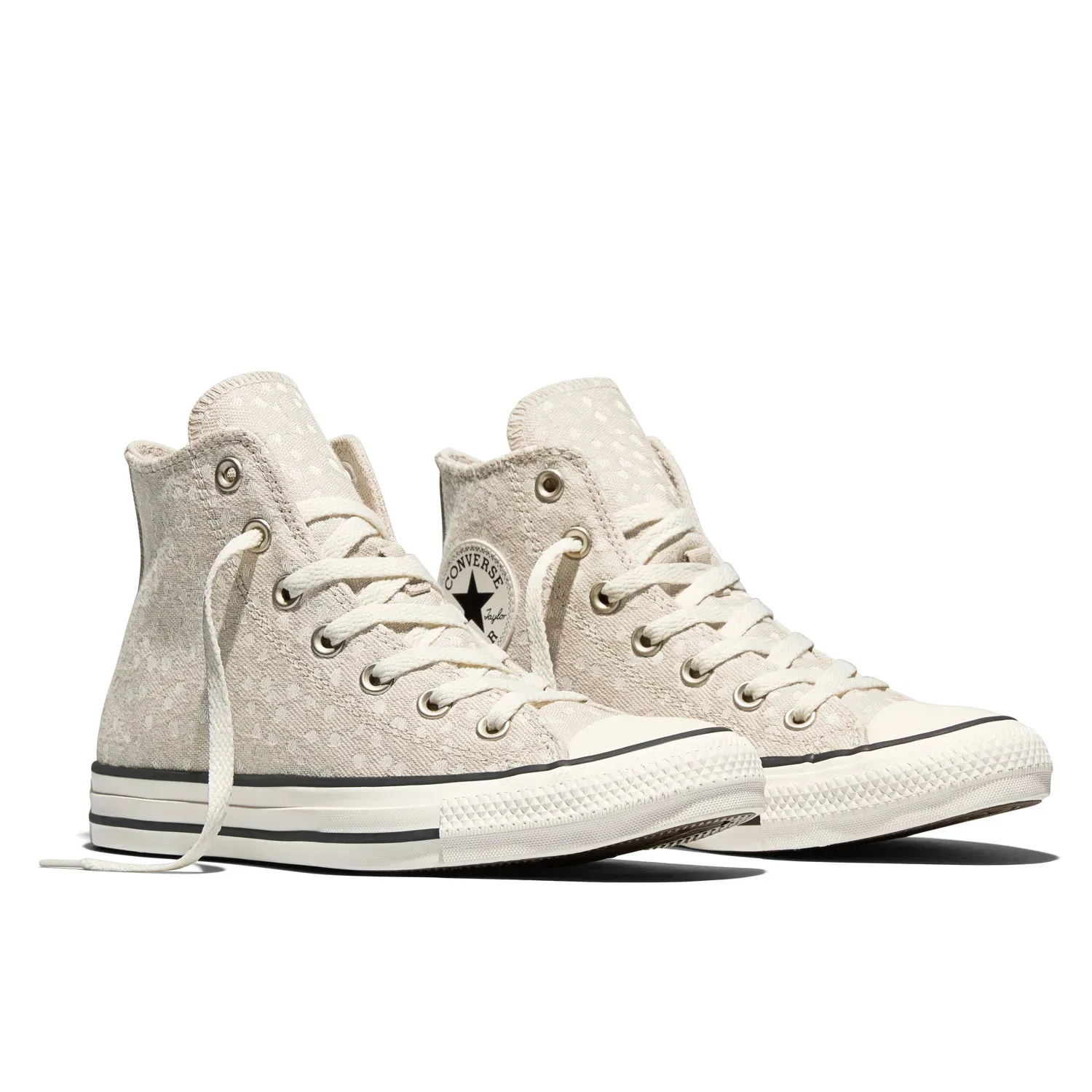 Zapatillas Converse Urbanas Unisex Chuck Taylor All Star Deer Pattern color beige | Platanitos