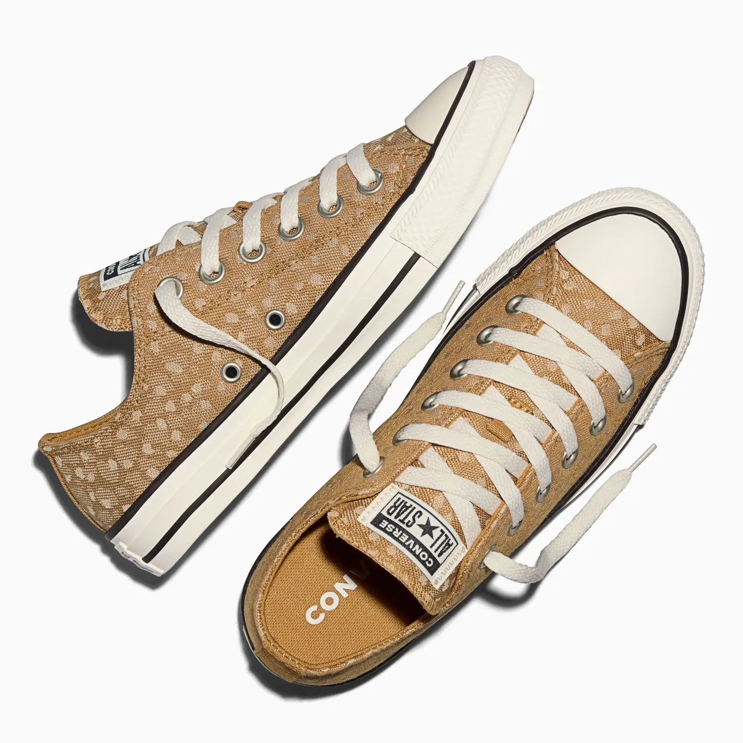 Zapatillas Converse Urbanas Unisex Chuck Taylor All Star Deer Pattern color beige | Platanitos