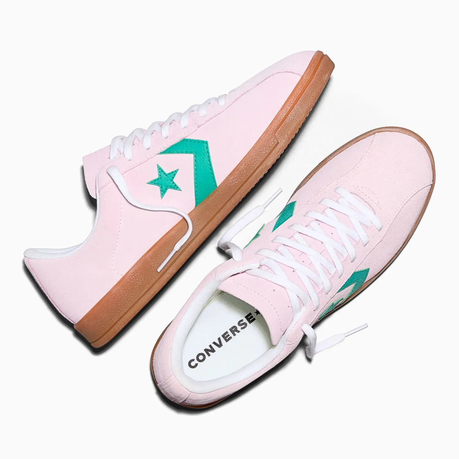 Zapatillas Converse Urbanas Unisex All Star Classic Trainer Suede color rosado | Platanitos