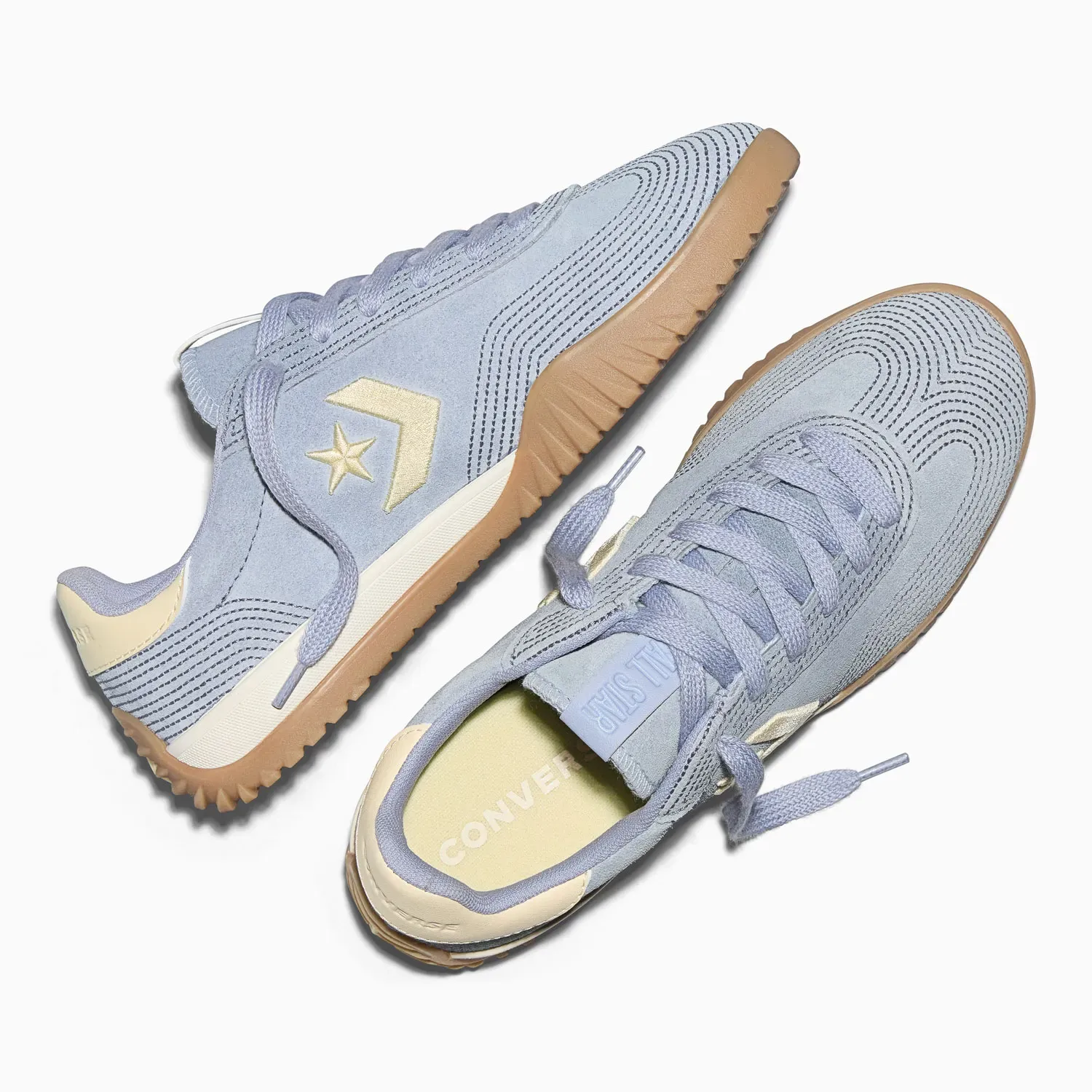 Zapatillas Converse Urbanas Unisex Run Star Trainer Stitched Suede color lila | Platanitos