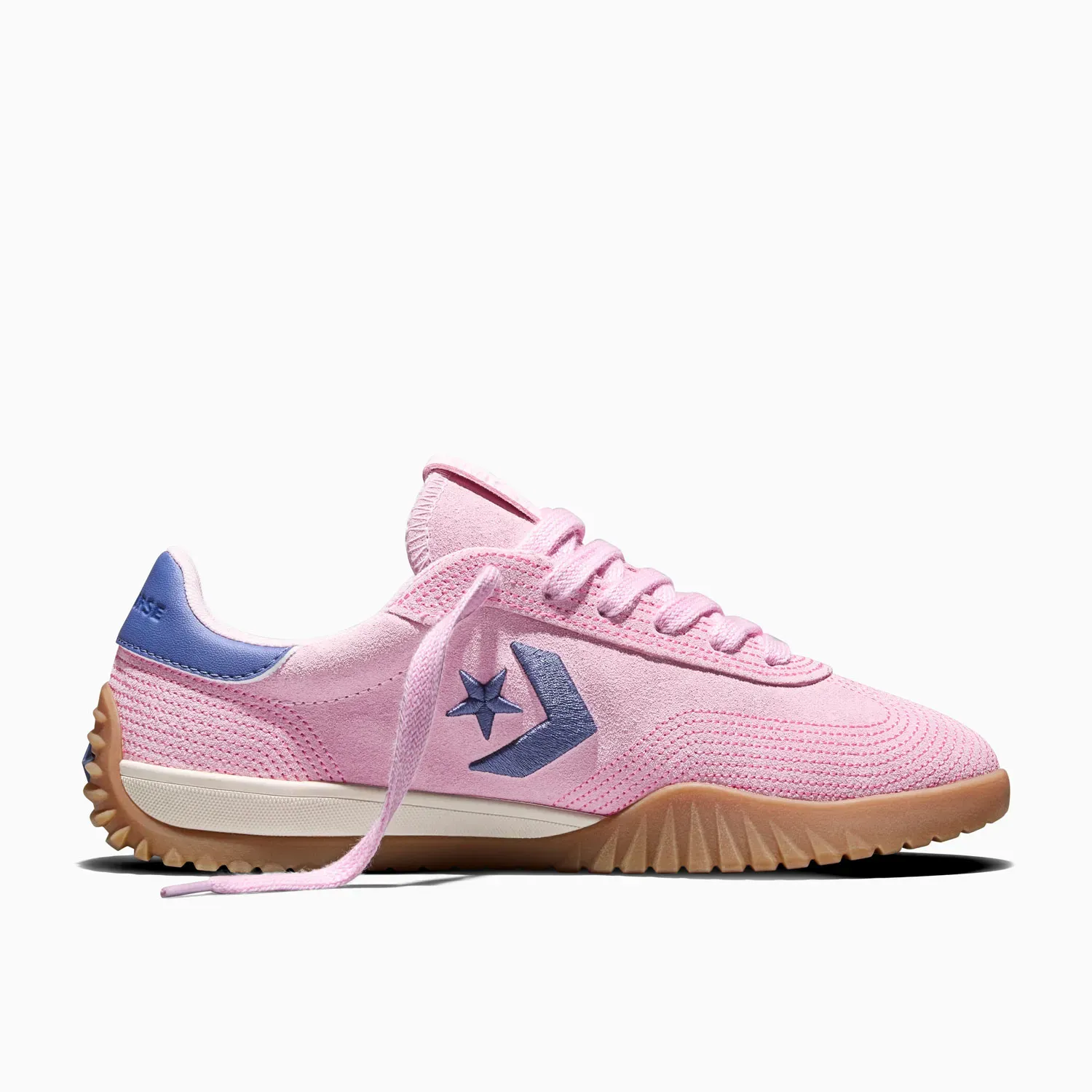 Zapatillas Converse Urbanas Unisex Run Star Trainer Stitched Suede color rosado | Platanitos