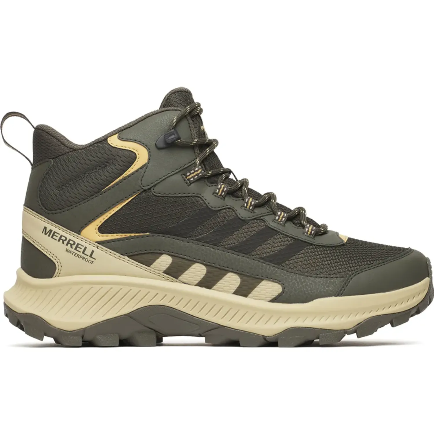 Zapatillas Merrell De Outdoor Hombre Speed Strike 2 Mid Wp color negro | Platanitos