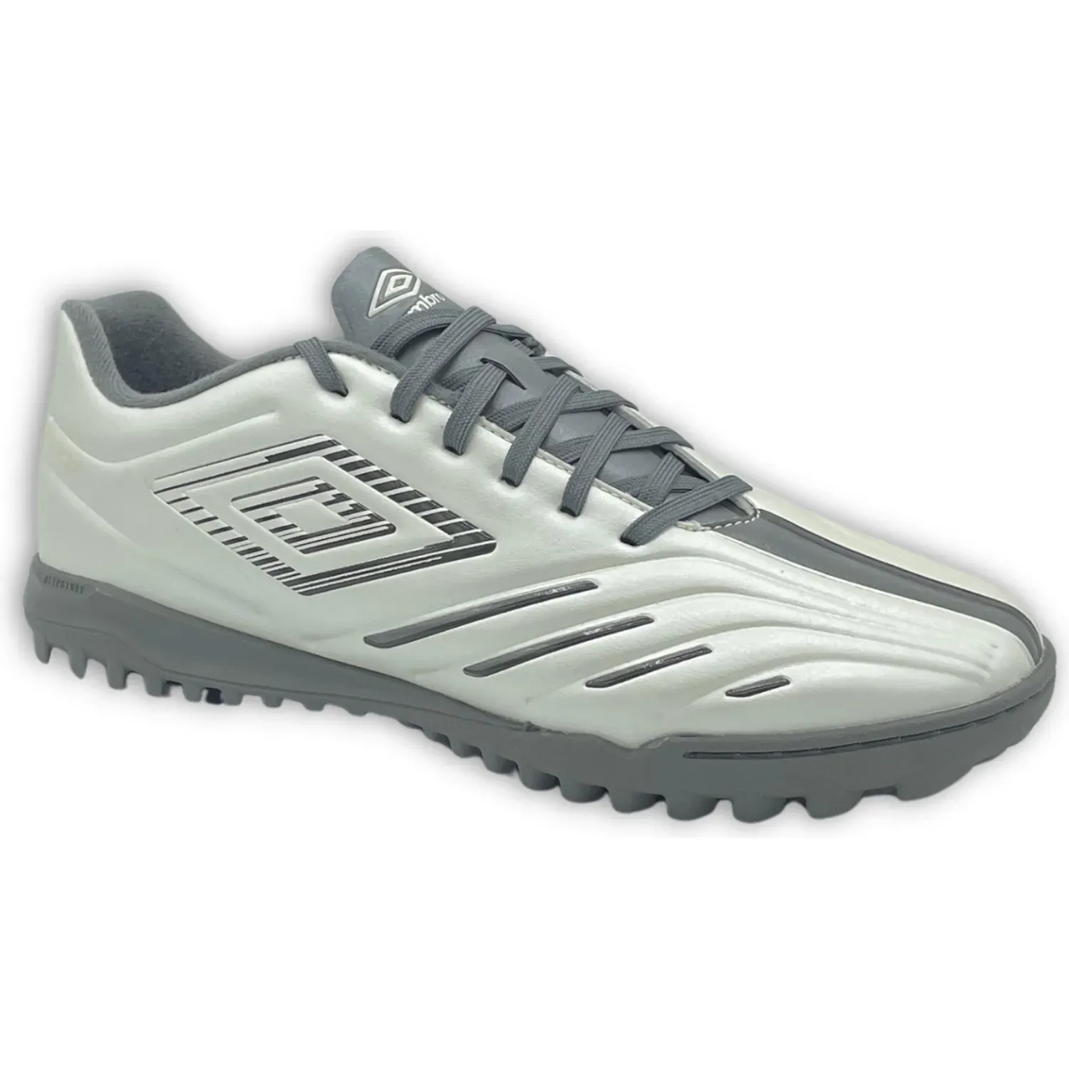 Zapatillas Umbro De Futbol Hombre Tocco Vi Team Tf color blanco / gris | Platanitos