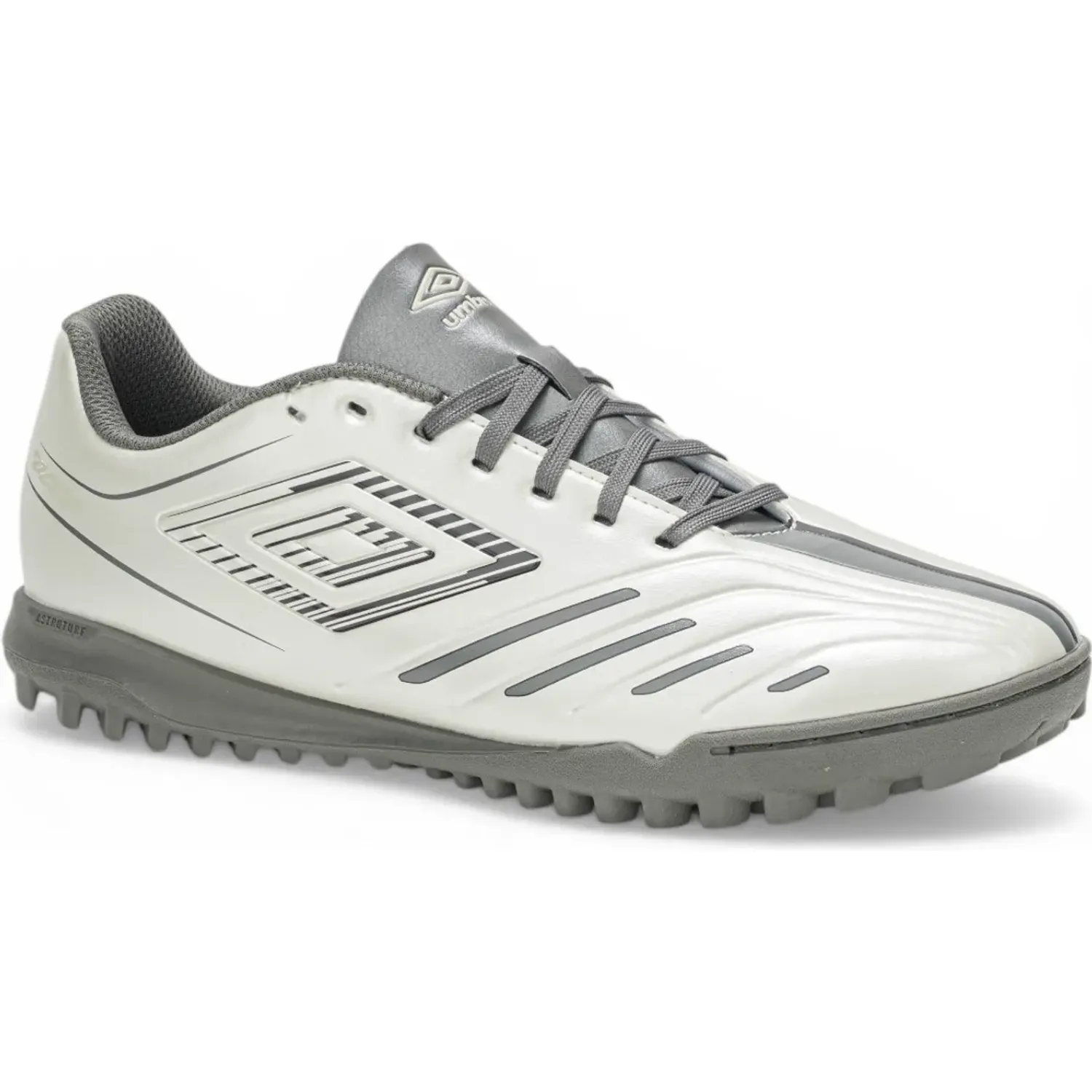 Zapatillas Umbro De Futbol Hombre Tocco Vi Squad Tf color blanco / gris | Platanitos