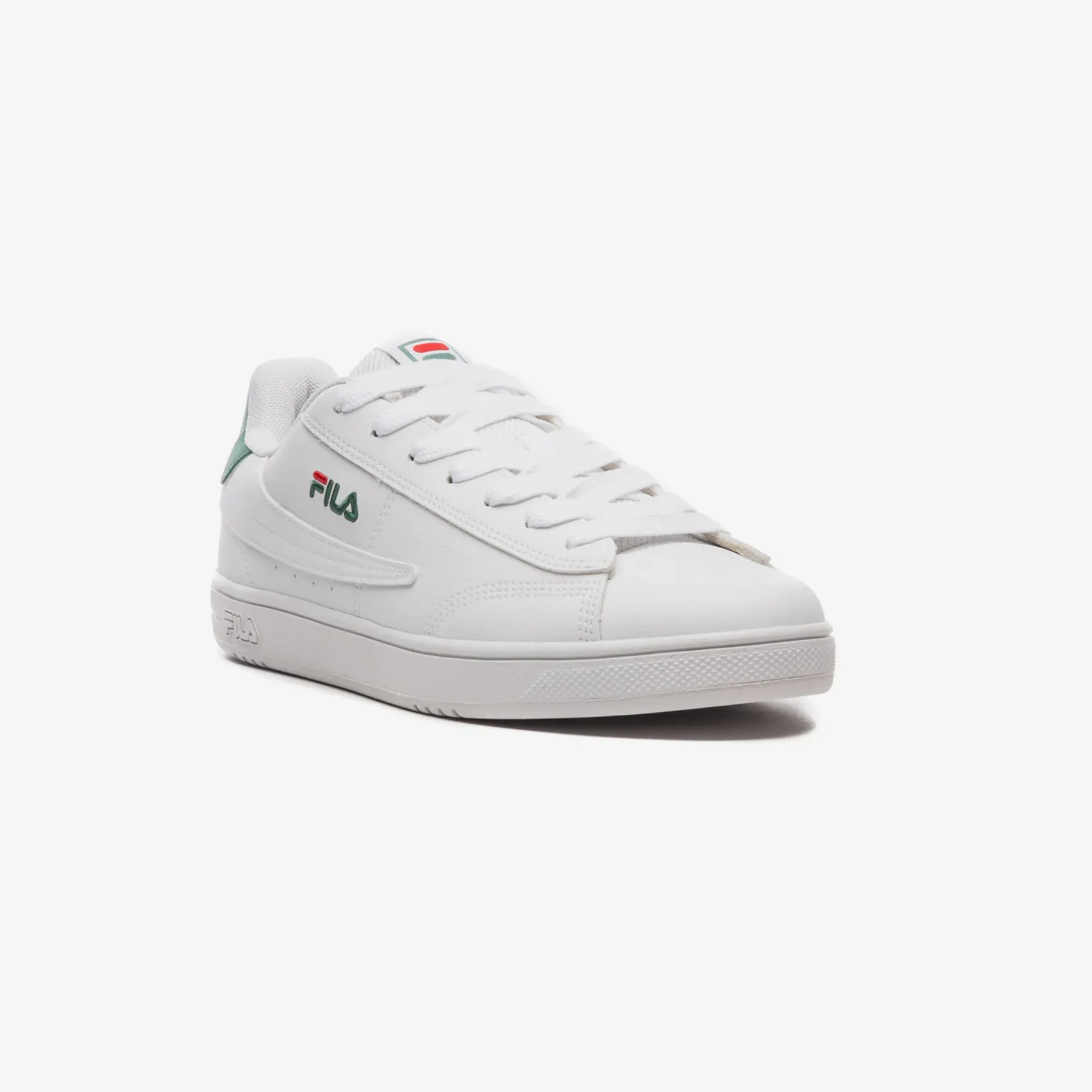Zapatillas Fila Urbanas Hombre Court 90 Sport color blanco / verde | Platanitos