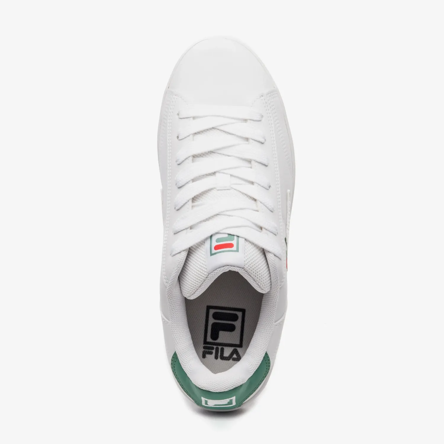 Zapatillas Fila Urbanas Hombre Court 90 Sport color blanco / verde | Platanitos