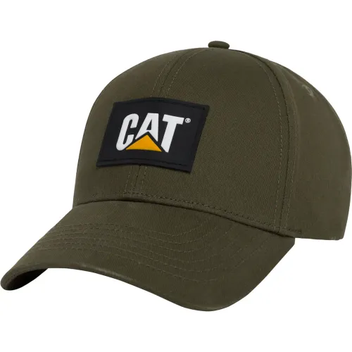 CAT Verde Gorro Deportivo Hombre Patch Hat