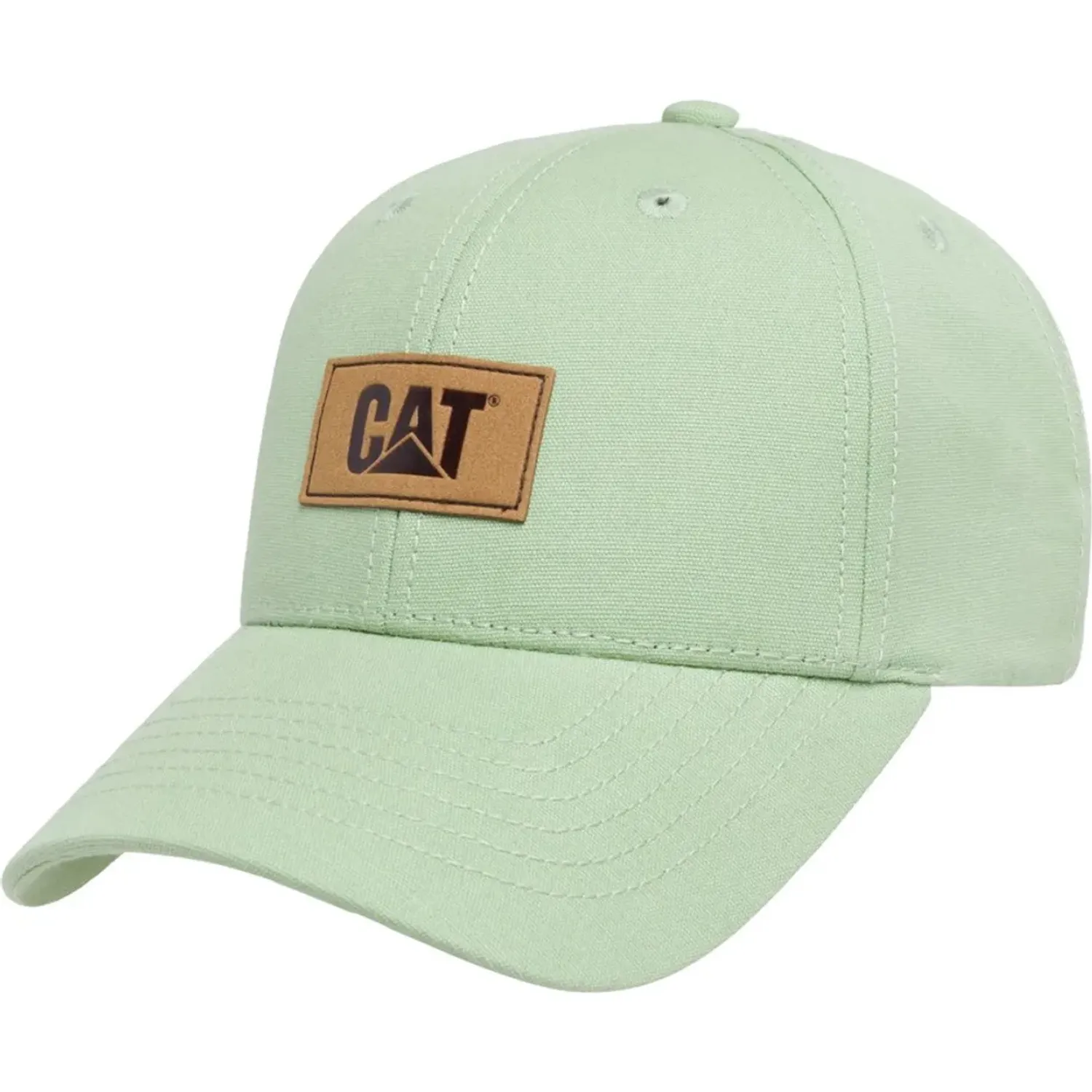 CAT Gorro Cat Deportivo Mujer Logo Leather Patch Hat color verde | Platanitos