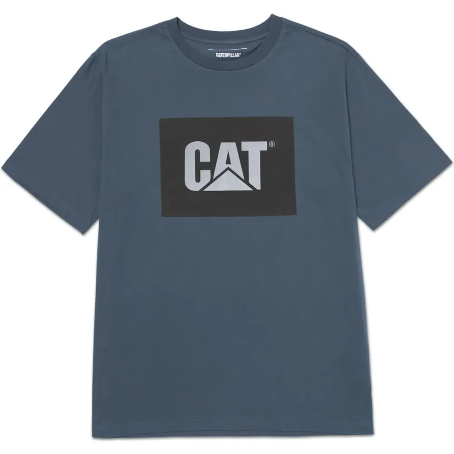 Polo Cat Manga Corta Hombre T-Shirt Reflective Cat Logo Tee color azul | Platanitos