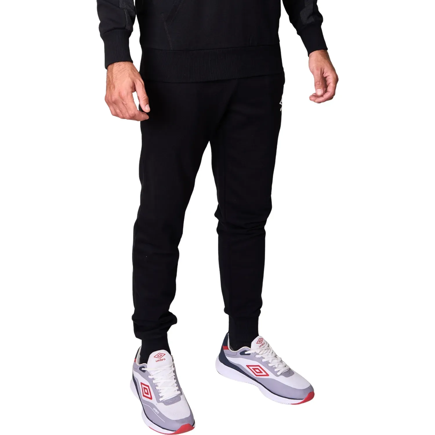 Pantalon Umbro Deportivo Hombre Fleece Jogger color negro | Platanitos